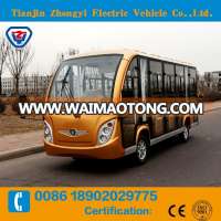 new golden 14 seats electric Sightseeing Car with high quality