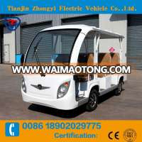 8 Passenger Electric shuttle Sightseeing Bus vehicle for Resort Use