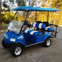 Electric Golf Car Golf Cart with 2+2seat Customized