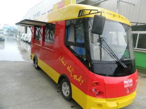 China, Fastfood, Snack, Sreet Food Selling, Beverage. Coffee, Mobile, Truck, Electric Vending Car